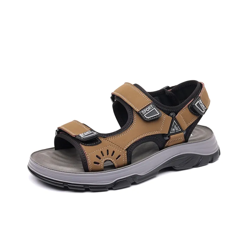 Bindu Beach Sandals Men Black/Khaki-0
