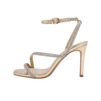 Kurt Geiger London Paparazzi Strap Sandals 9cm Women's Gold
