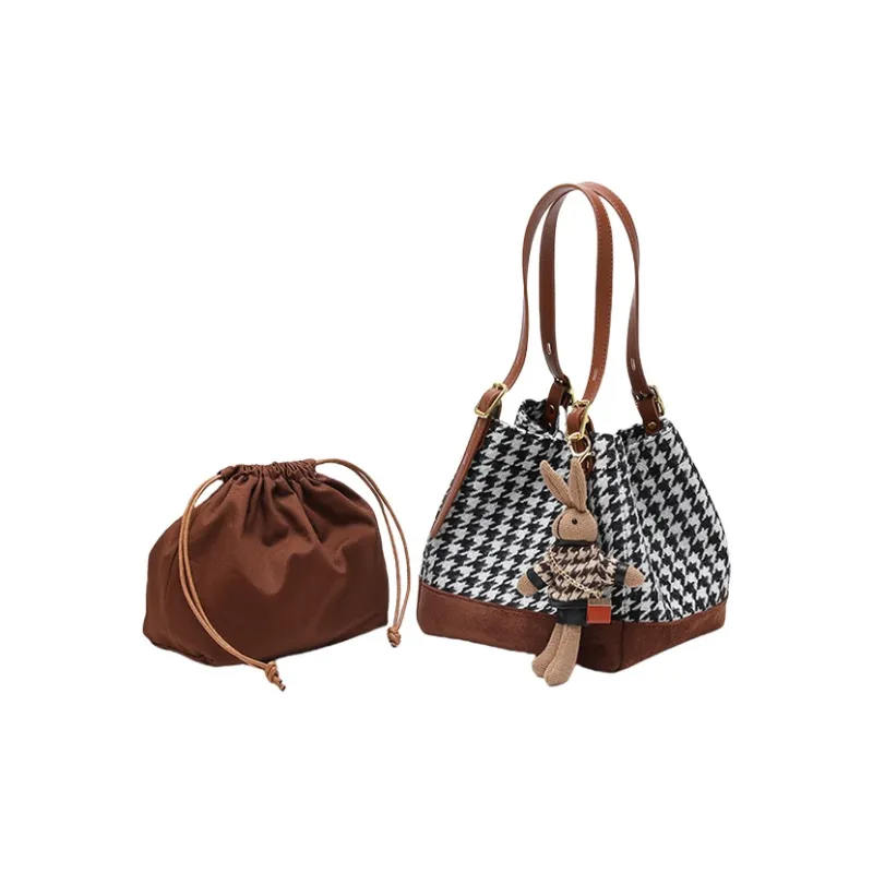 TTaG．baG Microfiber Synthetic Leather Shoulder Bag Women's-1