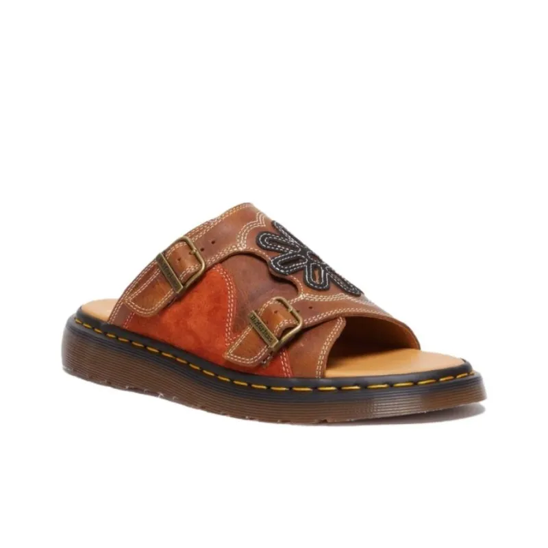Dr.Martens Slip Resistant Slide Slippers Unisex Brown-2
