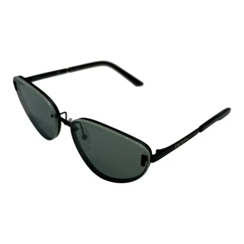PRADA - Irregular Shape Sunglasses Unisex Black
