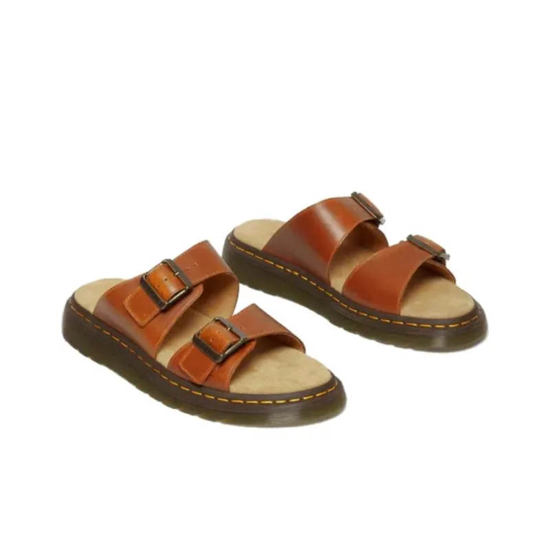 Dr.Martens Rubber Sole Slide Slippers Unisex Brown-2