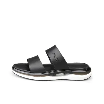 DCK Foam Sole Rubber Sole Cut Out Slip Resistant Abrasion Resistant Slide Slippers Men's