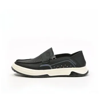 Old Meihua Men's Casual Shoes Men Low Top Black/Khaki