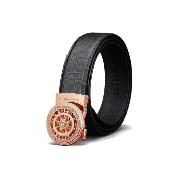 Cranta Komeia Top Grain Cow Leather Belts Men's Width 5cm
