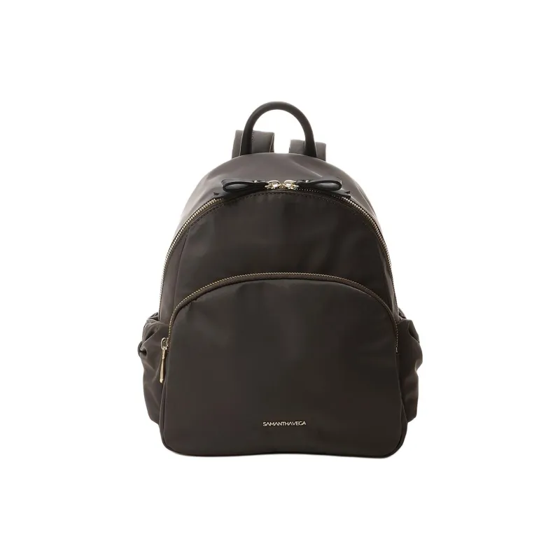 SAMANTHA THAVASA Nylon And Synthetic Leather Backpack Women's Gray-0