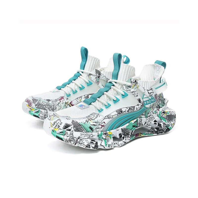 MABEL&CO Cushioning Rebound Height Increasing Wear-Resistant Lightweight Slip-Resistant Low-Top Running Shoes Unisex-13