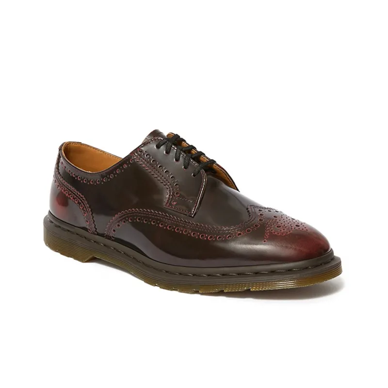 Dr. Martens Kelvin Ii Arcadia Leather Brogue Shoes 'Cherry Red'-2