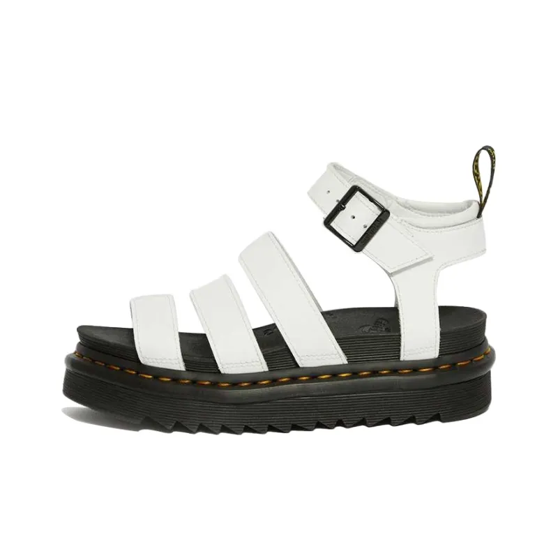 Dr.Martens Blaire Leather Strap Sandals White Women's-0