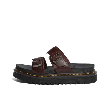 Dr.Martens Myles Brando Leather Sandals Brown