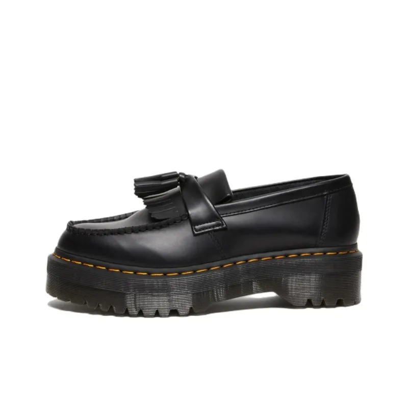 Dr. Martens Adrian Leather Platform Tassel Loafers 'Black Smooth'-0