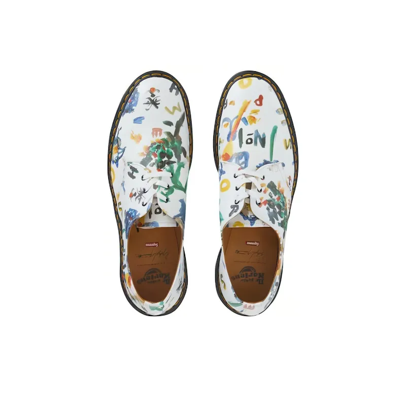 Dr.Martens 1461 3 Eye Supreme Yohji Yamamoto 'White'-3