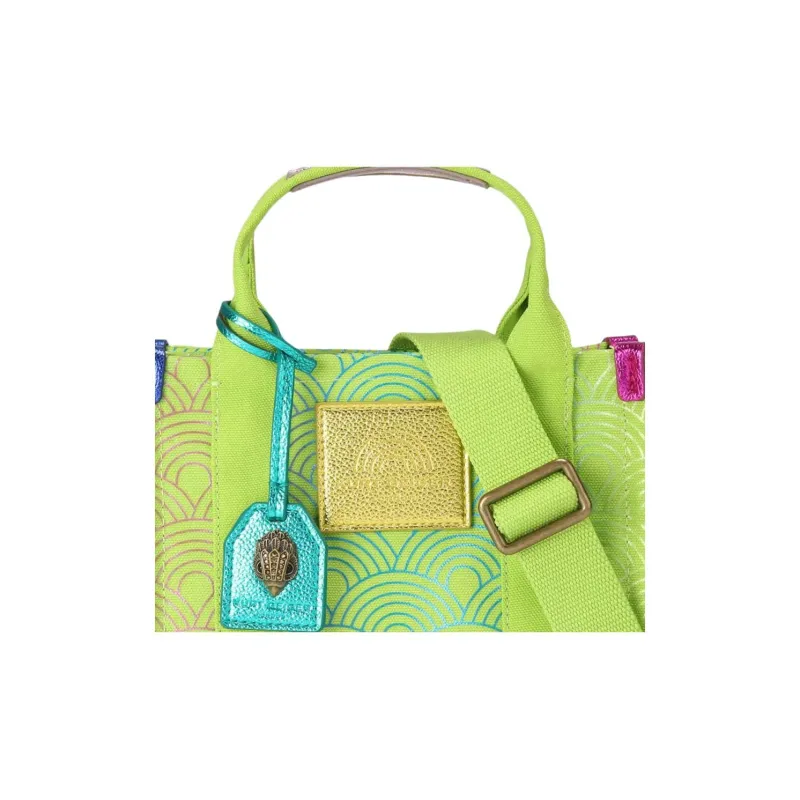 Kurt Geiger London Canvas Canvas Bag Shoulder Bag Crossbody Bag Handbag Extra Small Women's Grass Green-5