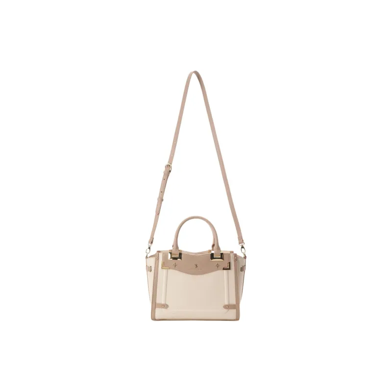 SAMANTHA THAVASA Synthetic Leather One Shoulder Handbags Women's White-1
