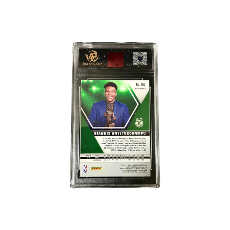 PANINI 2019 20 Mosaic Collection, Total Champion MVP Red Explosion Holographic Card Graded Cards 1 Pc-1