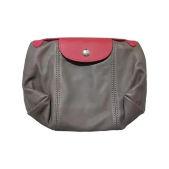 LONGCHAMP Lambskin Handbag Women's ÍTica: Black & Red