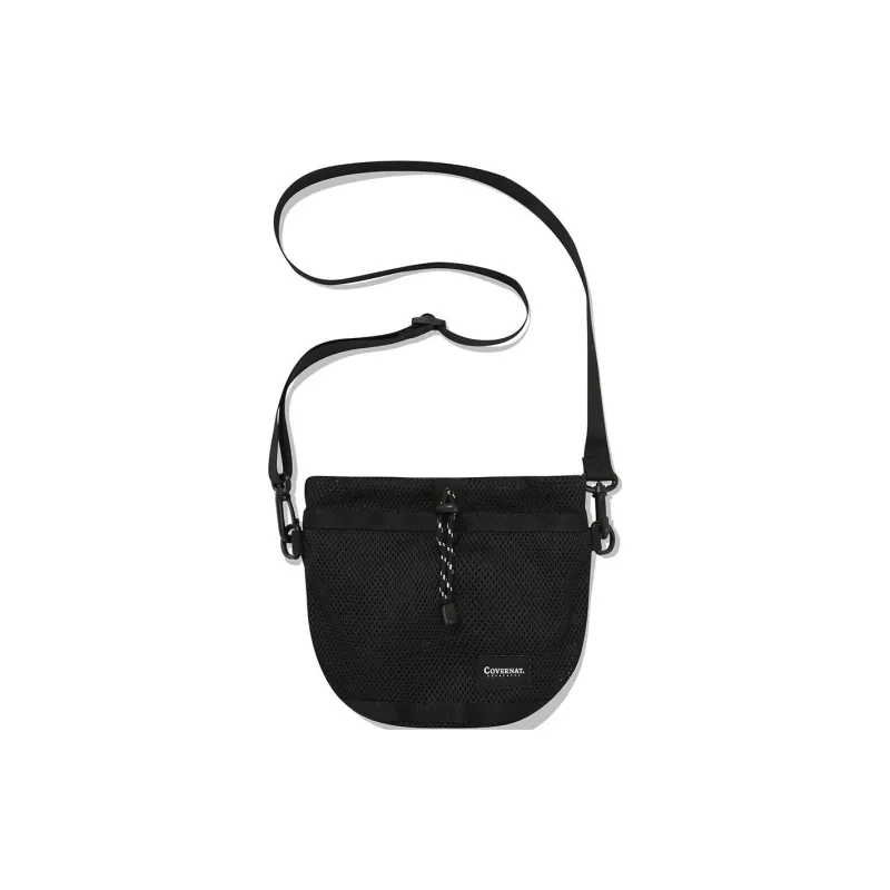 COVERNAT Polyester Crossbody Bag Shoulder Bag Small Size Unisex Black-0