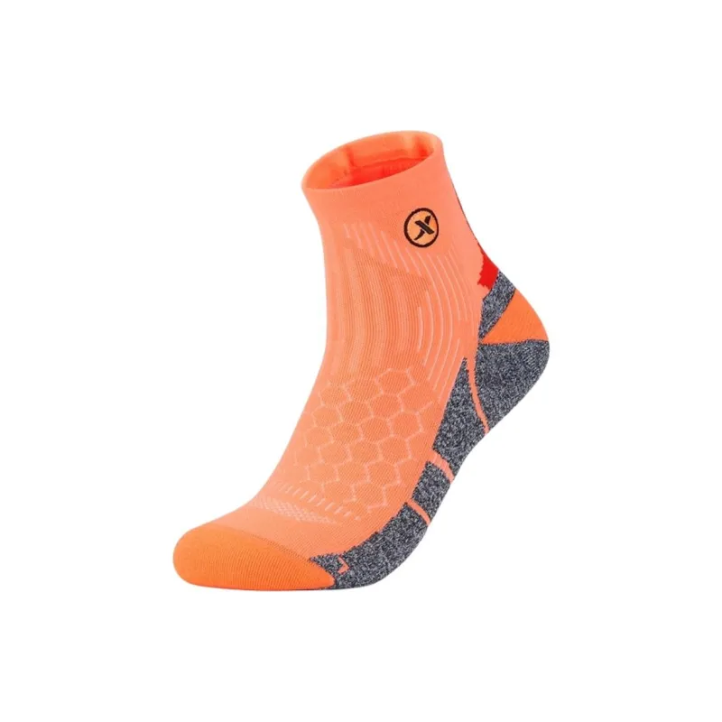 XTEP Mid Calf Socks Men's 1 Pack Orange-0