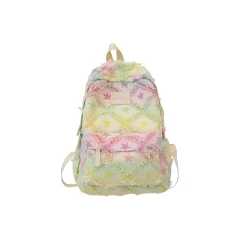 DCLOUD Canvas Backpack Regular Women's Multicolor