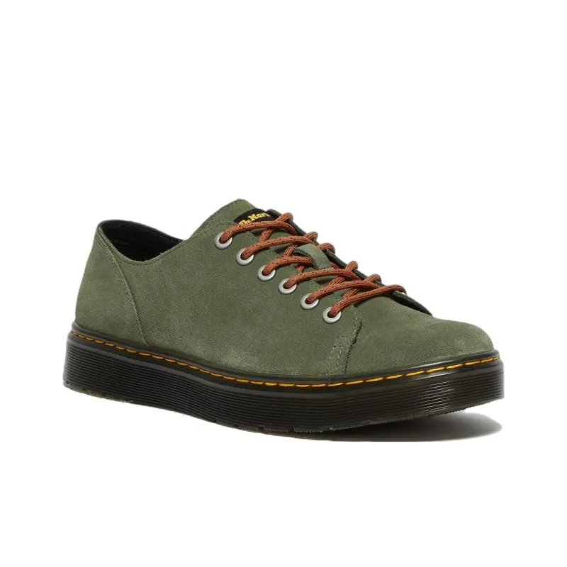 Dr.Martens Dante Suede Leather Shoes 'Khaki Green'-1