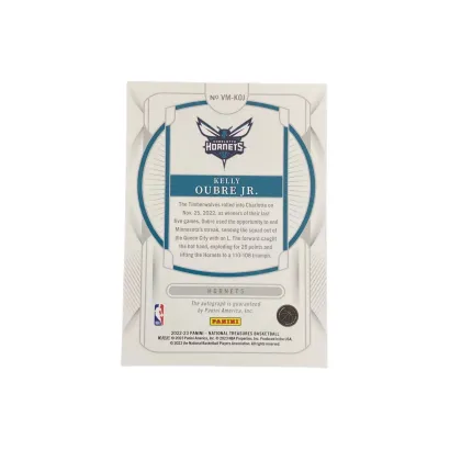 PANINI Kelly Oubre Jr. 2022 23 0 Panini National Treasures Hornets 25/25 Player Card Pass Sports Cards 1 Pc-1