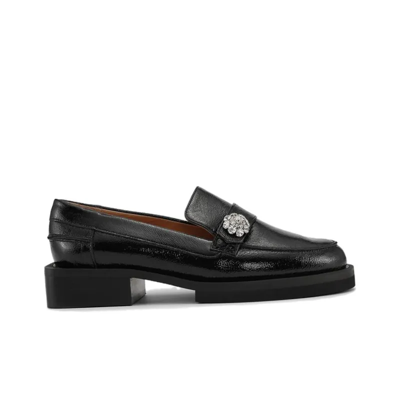 GANNI Loafers Women's Black-1
