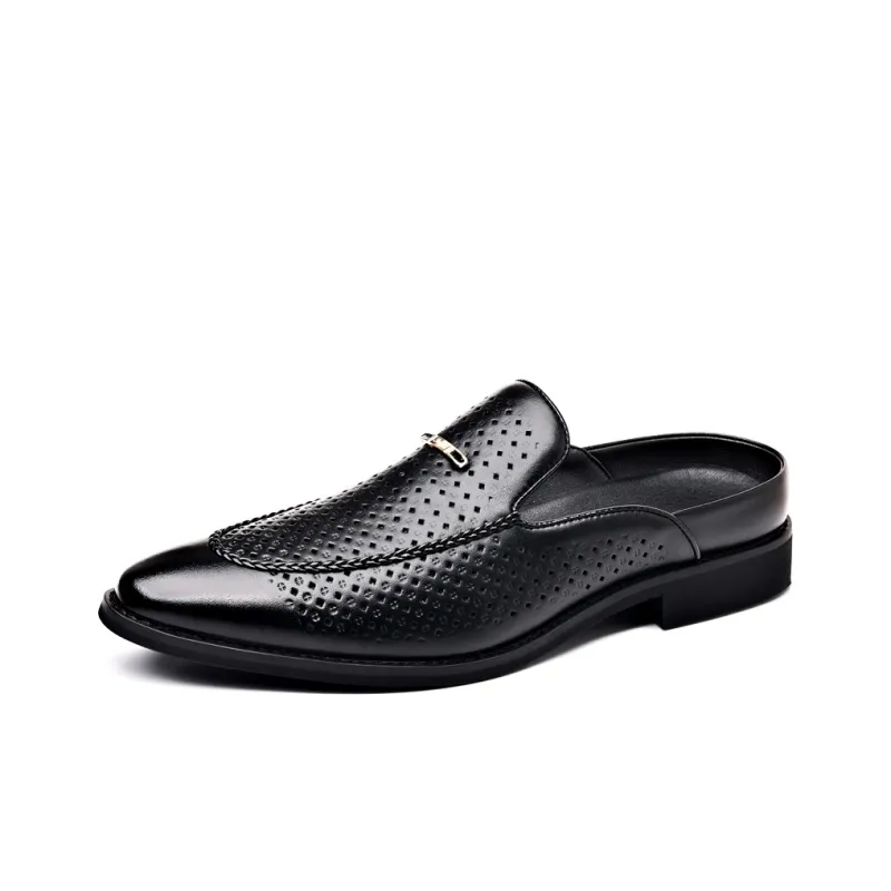 LUOMAIKE Rubber Sole Abrasion Resistant Slip Resistant Wrap toe Slippers Men's-1