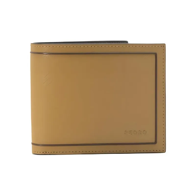 PEDRO Saffiano Leather Wallet Unisex Cognac-1