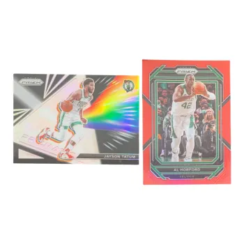 PANINI 2022 Celtics Jayson Tatum Tack+PZ Marcus Smart Red Fold 013/299 Player Card Product Access Sports Cards 2 Pcs