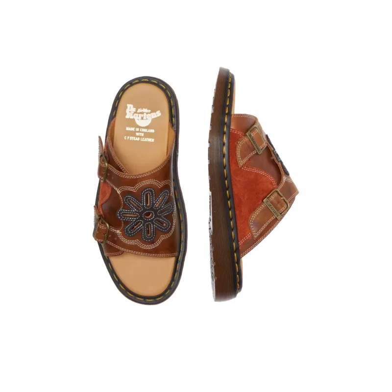 Dr.Martens Slip Resistant Slide Slippers Unisex Brown-5