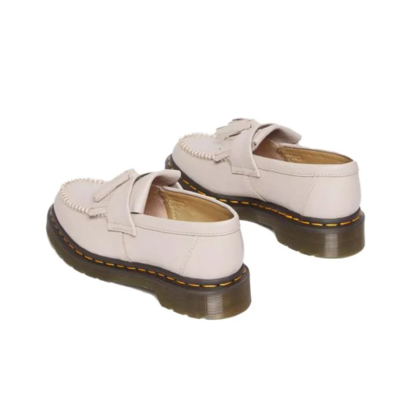 Dr.Martens Adrian Virginia Leather Tassel Loafers 'Vintage Taupe' Women's-3