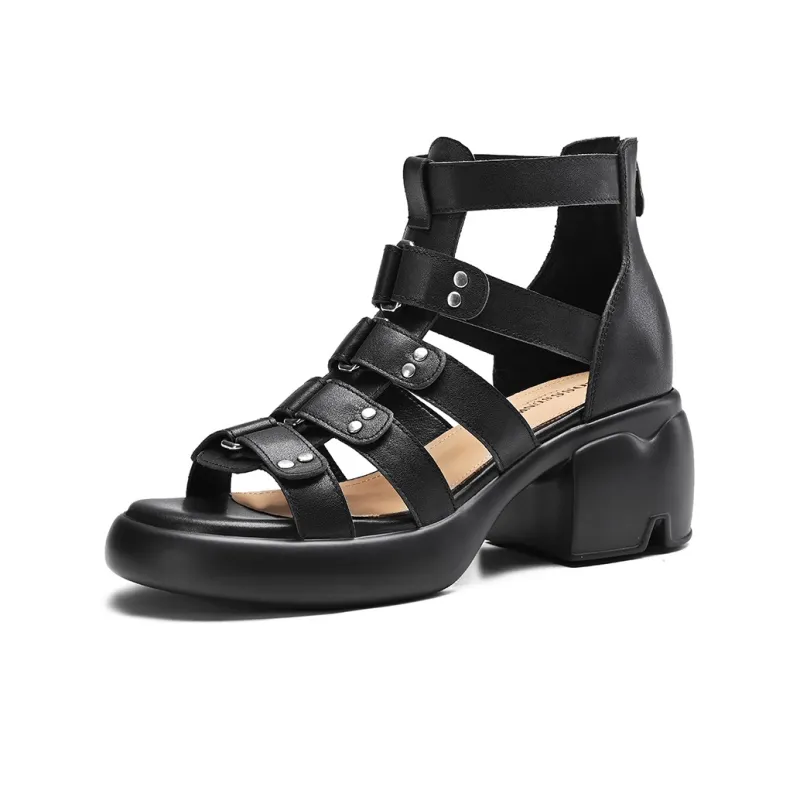 BOSSSUNWEN Roman Sandals 6cm Women's-5
