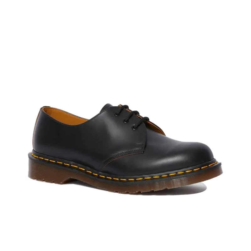 Dr. Martens 1461 Vintage Made In England Oxford Black Quilon-2