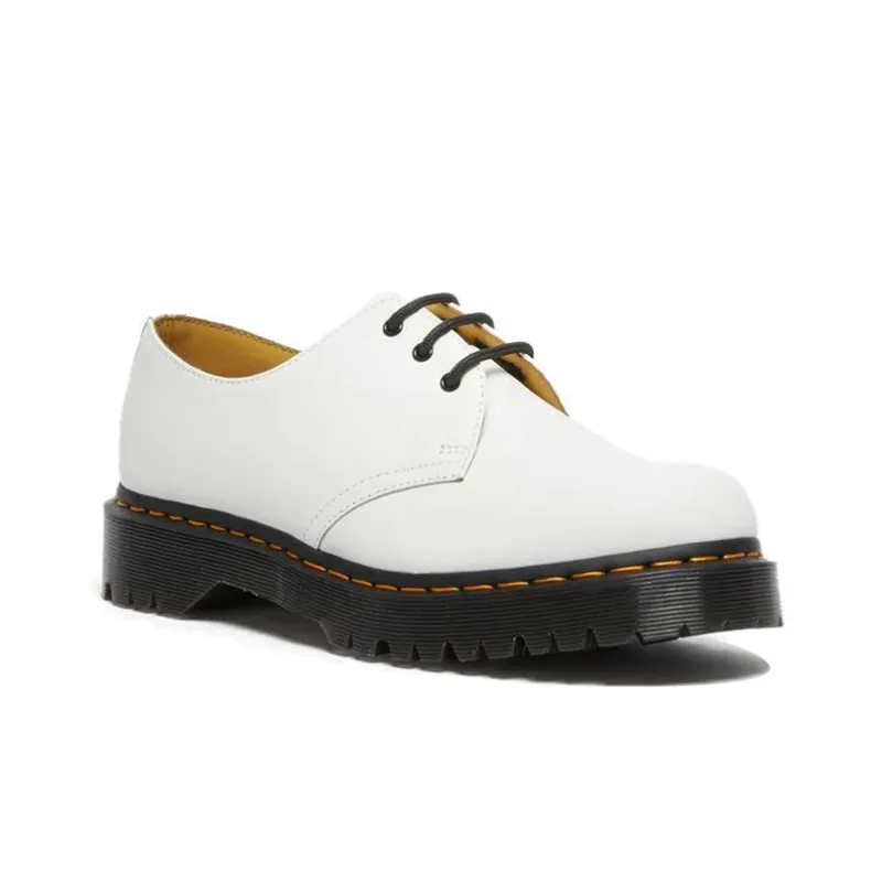 Dr. Martens 1461 Bex Smooth Leather Oxford Shoes 'White' Women's-2