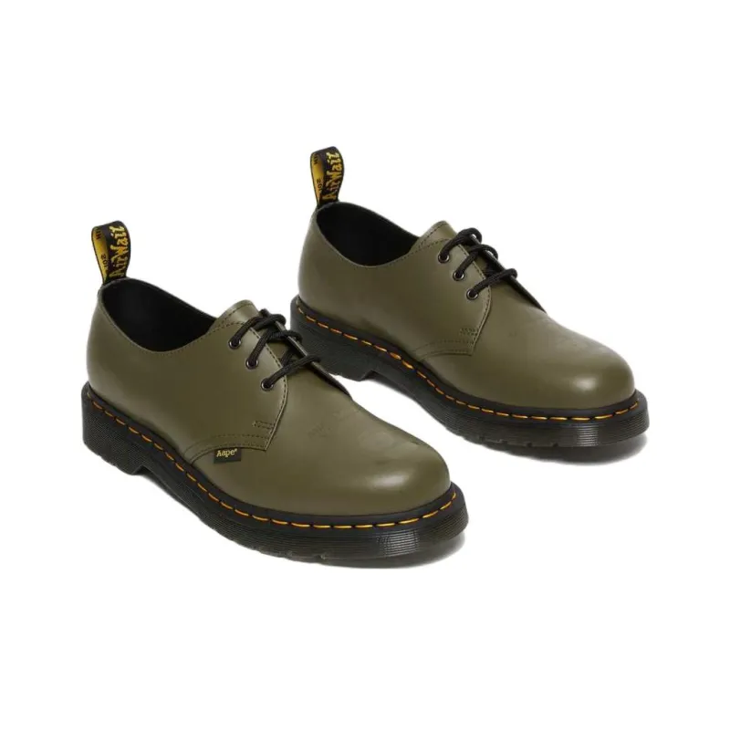 Dr. Martens 1461 Aape Smooth Leather Oxford 'Olive Green'-2