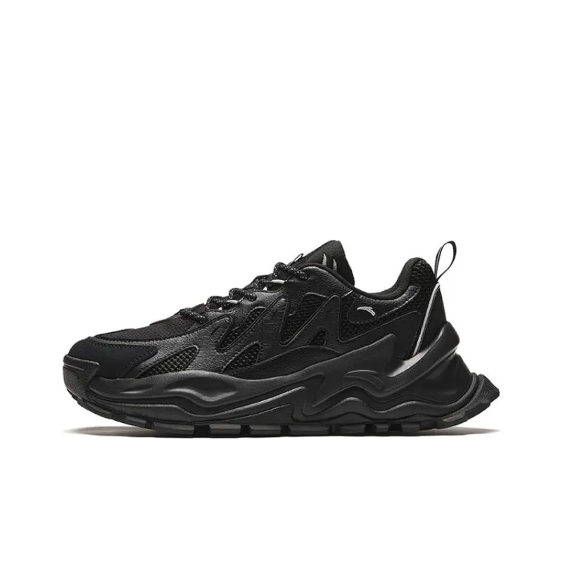 Anta Life Collection Cushioning Slip Resistant Low Top Casual Shoes Men's Black-0