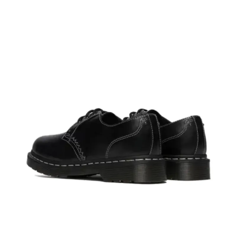 Dr. Martens Contrast stitching Leather Derby Shoes Women's-4