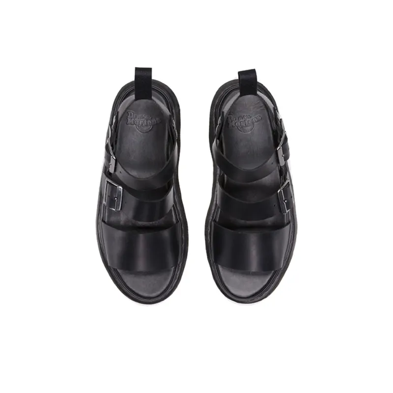 Dr. Martens Gryphon Brando Leather Gladiator Sandals Black-4