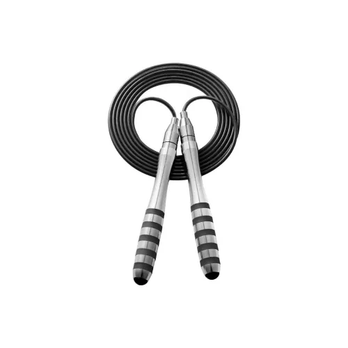 FEEBO Aerobic Fat Reduction Non Countable Jump Ropes Adults Handle Aluminum Alloy, Rope PVC Steel Wire 3m
