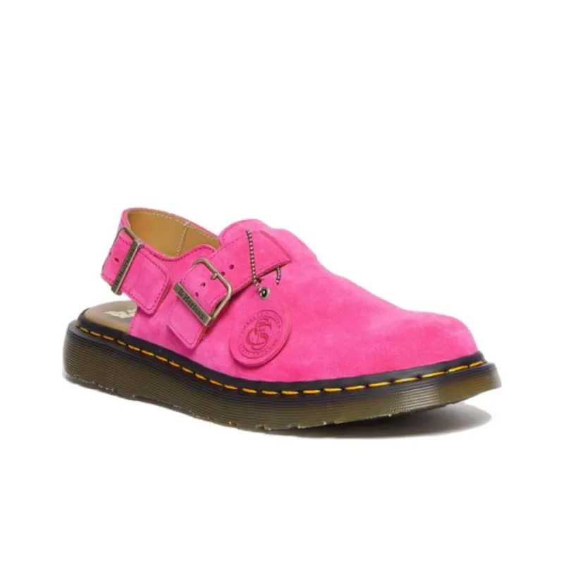 Dr.Martens Slip Resistant Wrap toe Slippers Unisex Pink-1