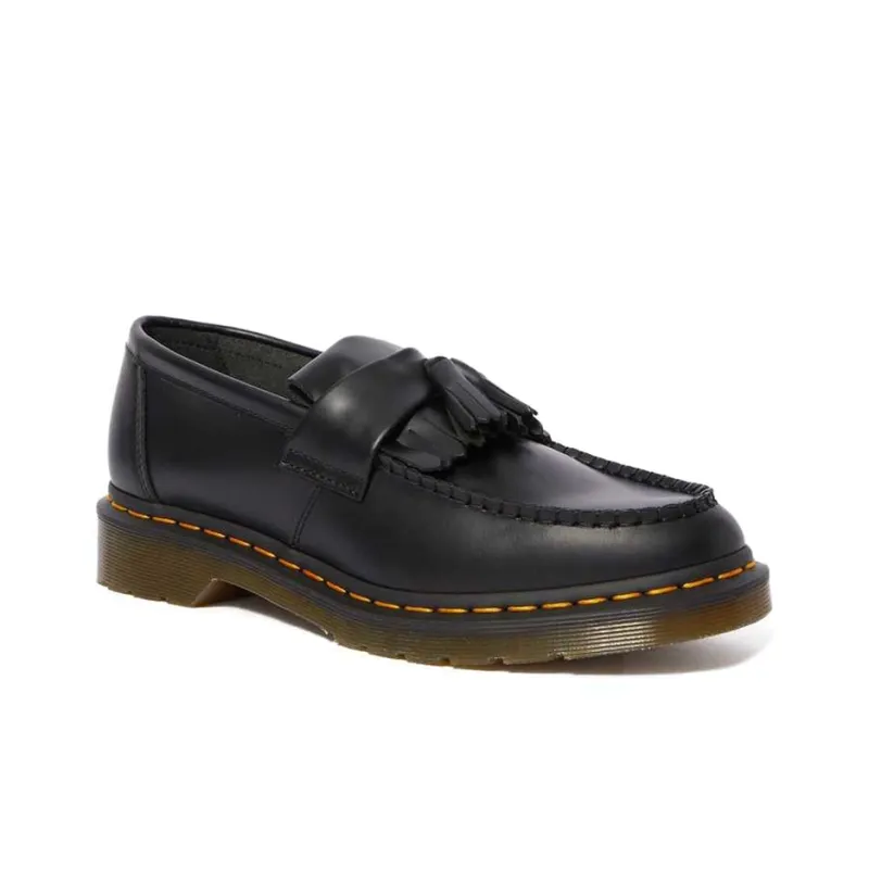 Dr. Martens Adrian Smooth Leather Tassel Loafer Black-1