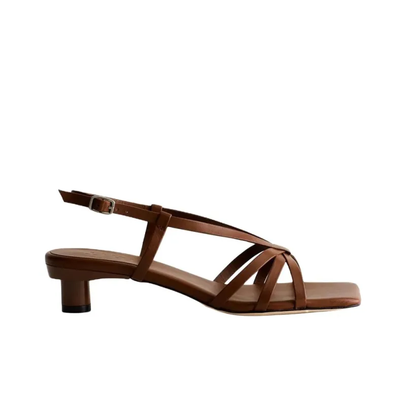 TIBI Brooks Strap Sandals 3.8cm Women's Brown-1