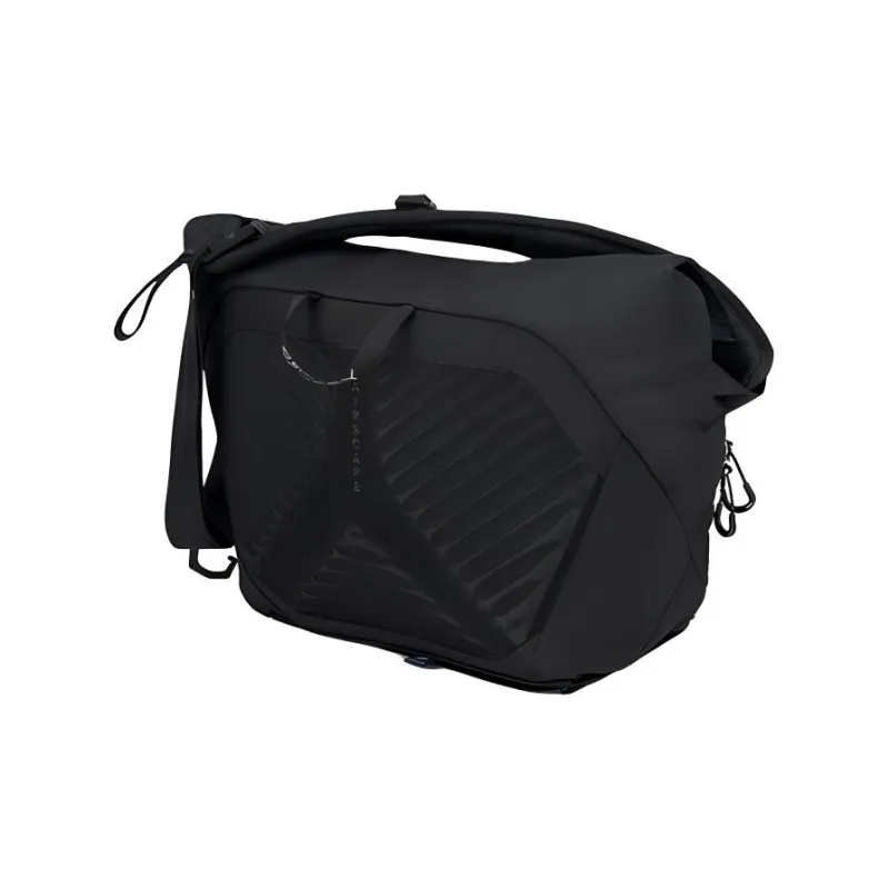 OSPREY Recycled Nylon Messenger Bag Crossbody Bag Shoulder Bag Regular Unisex Black-1