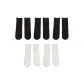 5 Pack (Light Gray *2+Black *3)