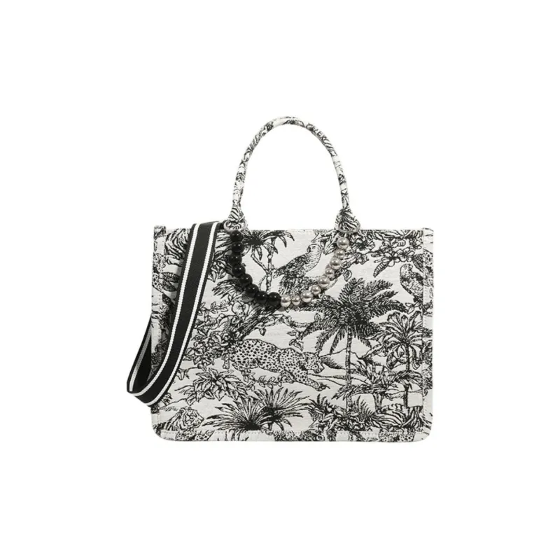 CHISIY Fabric Tote Bag, Shopping Bag, Handbag Large Size Women's Multicolor-0