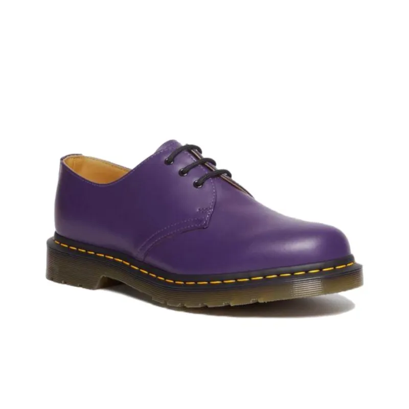 Dr.Martens Low Top Casual Shoes Unisex Purple-1
