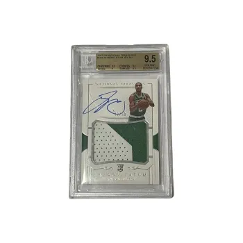 PANINI Tatum, Celtic, National Treasure, Autograph Card RPA BGS 9.5/10, Number 42/99 Star Card Graded Cards 1 Pc