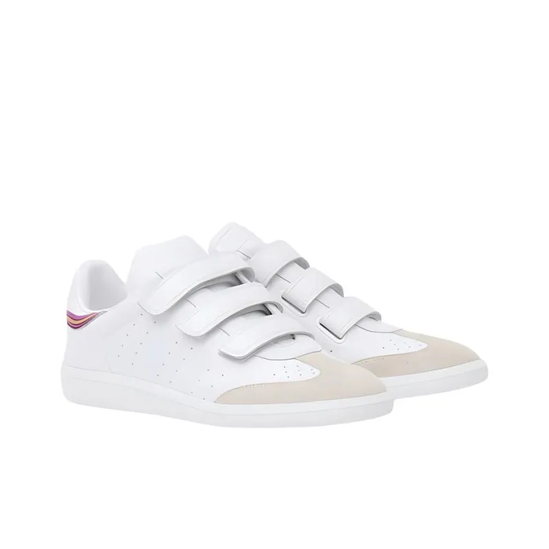 ISABEL MARANT Skateboard Shoes Women's Low-Top Ecru-2