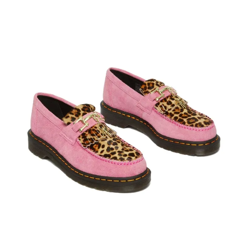 Dr. Martens Adrian Leopard-print Suede Loafers-3