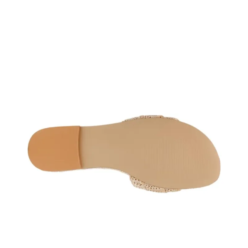 STEVE MADDEN Slide Slippers Women's Natural-5